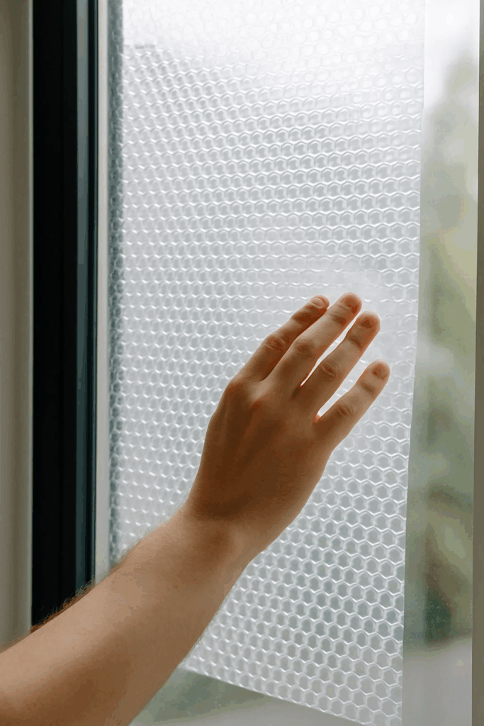 How to Use Bubble Wrap on Windows to Keep Your Home Warm This Winter